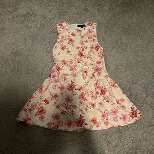 Zara Sleeveless Floral Print Dress W/Shorts Size M
